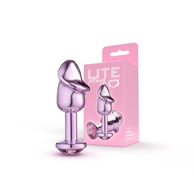 Foto 3 do produto Plug Anal com Formato de Glande e Detalhe de Pedra Brilhante na Base - Sexy Fantasy Lite | 7,5 x 2,5 cm | Disponível 5 Cores