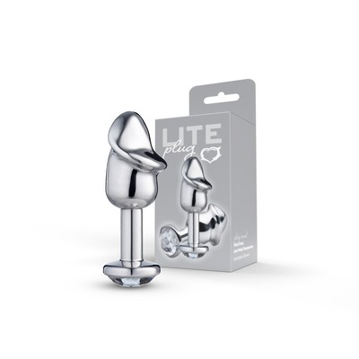 Foto 6 do produto Plug Anal com Formato de Glande e Detalhe de Pedra Brilhante na Base - Sexy Fantasy Lite | 7,5 x 2,5 cm | Disponível 5 Cores