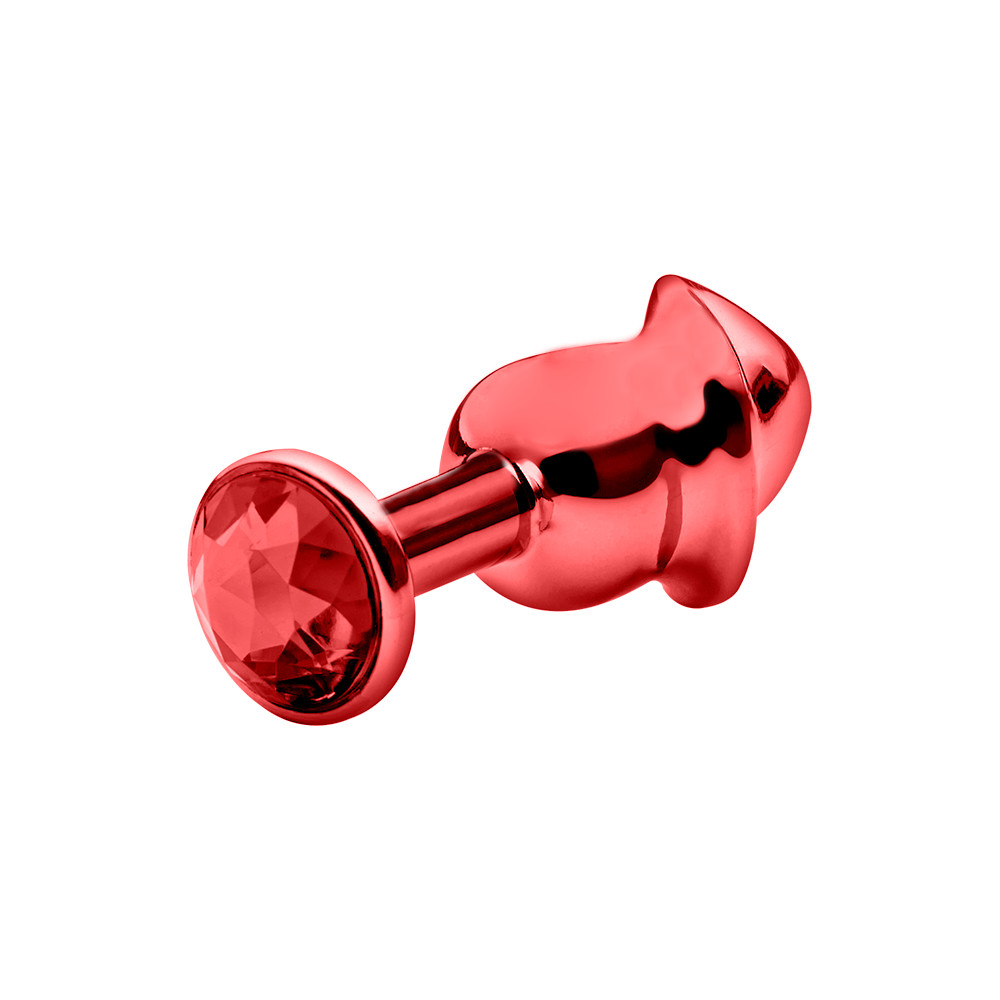 Plug Anal com Formato de Glande e Detalhe de Pedra Brilhante na Base - Sexy Fantasy Lite | 7,5 x 2,5 cm | Disponível 5 Cores - 3