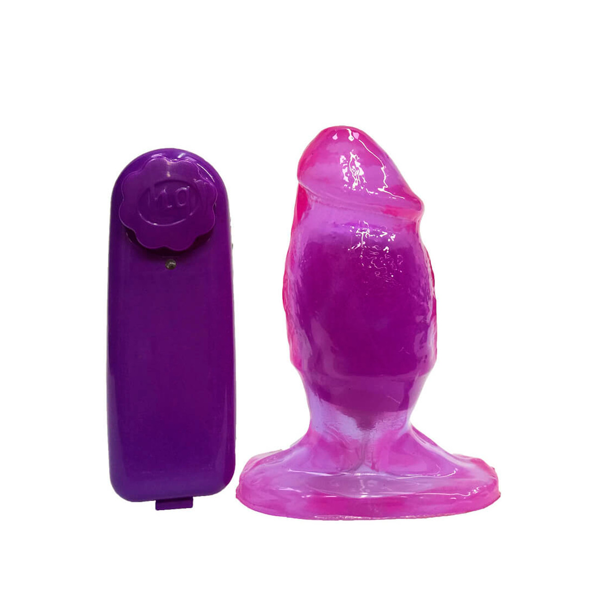 Plug Anal em Formato de Pênis Realístico com Vibração Multivelocidade e Base de Suporte - Magic Sexy | 8,5 x 4 cm | Disponível em 6 Cores - 3