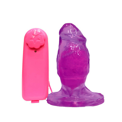 Foto 5 do produto Plug Anal em Formato de Pênis Realístico com Vibração Multivelocidade e Base de Suporte - Magic Sexy | 8,5 x 4 cm | Disponível em 6 Cores