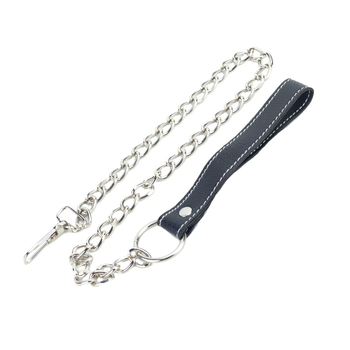 Plug Anal "Tamanho G" em Aço com Pedra de Cristal, Sino e Guia de Corrente | 6 x 4 cm | Disponível em 3 Cores - 10