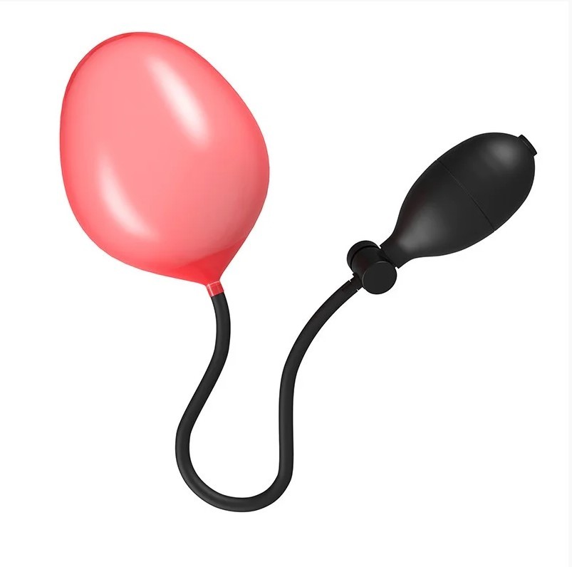 Plug Anal Inflável Dilatador com Válvula - Pump N' Play | 5 x 5,7 cm - 2