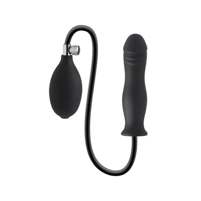 Foto 1 do produto Plug Anal Inflável em Silicone com Glande e Bomba Pera - Mimosa Love | 14 x 4,5 cm