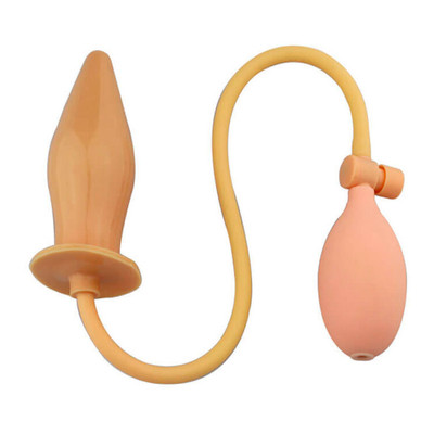 Foto 2 do produto Plug Anal Inflável com Válvula Controladora de Pressão - Aphrodisia Pumpn Play Plug | 10 x 4 cm | Disponível em 2 Cores