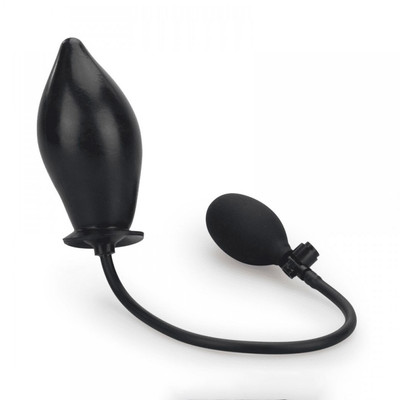 Foto 5 do produto Plug Anal Inflável com Válvula Controladora de Pressão - Aphrodisia Pumpn Play Plug | 10 x 4 cm | Disponível em 2 Cores