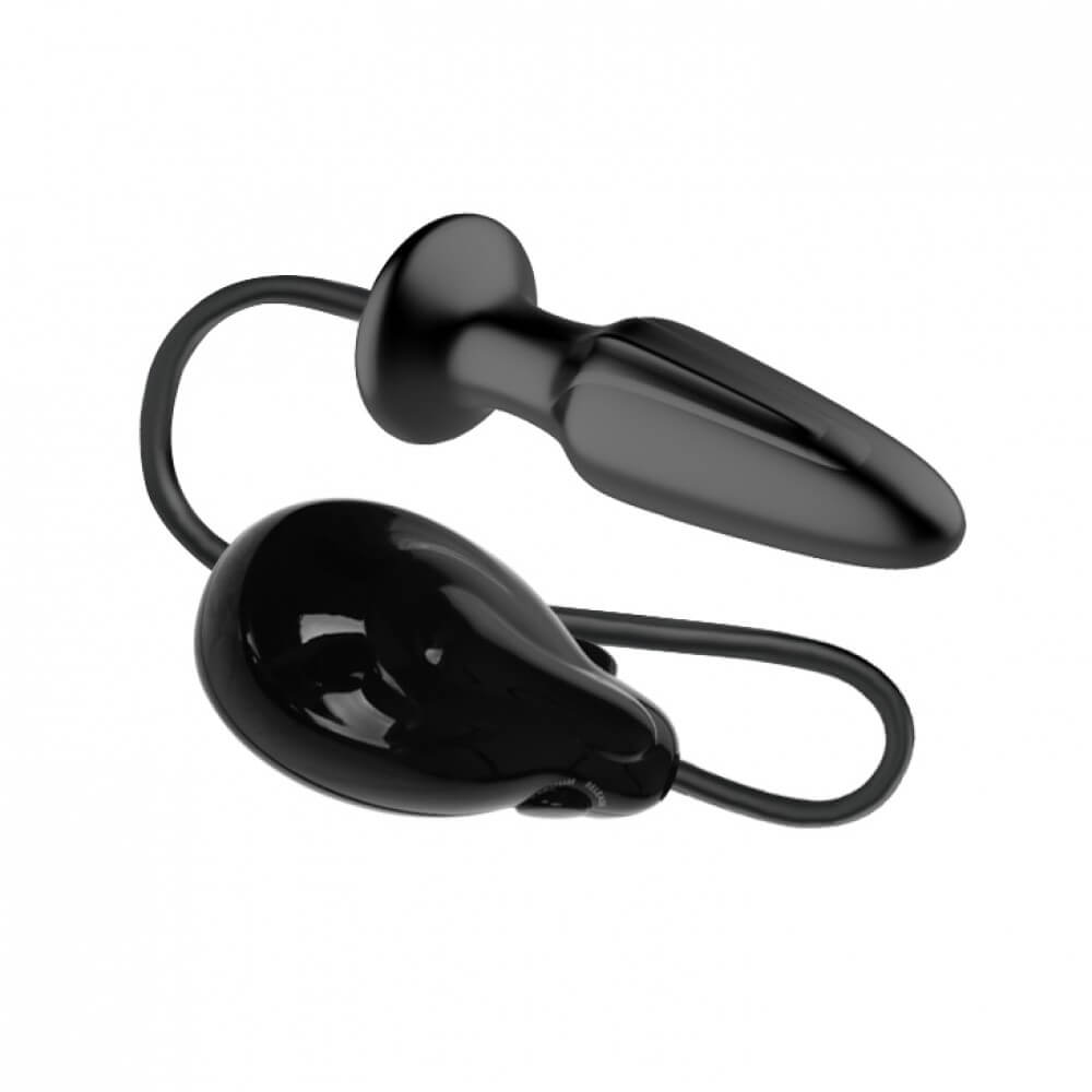 Plug Anal Inflável com Vibração Única e Controle Remoto - Pretty Love Mr Play Super Power - 14,4 x 4 cm - 3