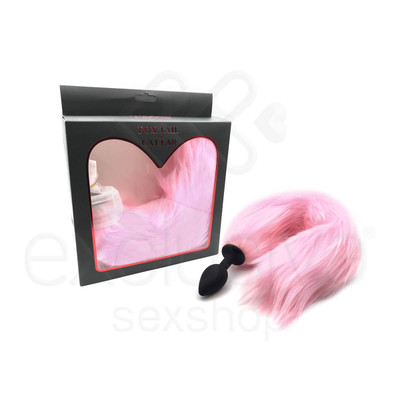 Foto 1 do produto Plug Anal de Luxo em Silicone com Rabo Vertebrado com Luz - Fox Tail & Cat Ear | Disponível em 2 Cores