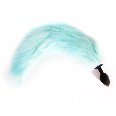 Foto 5 do produto Plug Anal de Luxo em Silicone com Rabo Vertebrado com Luz - Fox Tail & Cat Ear | Disponível em 2 Cores