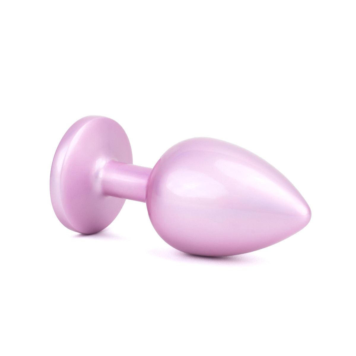 Plug Anal de Luxo no Tamanho "G" com Brilho Acetinado e Pedra na Base - Vip Mix | 8,4 x 3,9 cm | Disponível em 2 Cores - 6