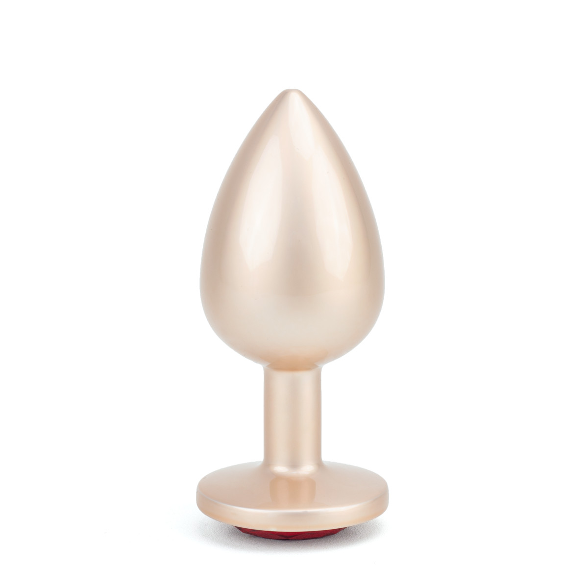 Plug Anal de Luxo no Tamanho "G" com Brilho Acetinado e Pedra na Base - Vip Mix | 8,4 x 3,9 cm | Disponível em 2 Cores - 3