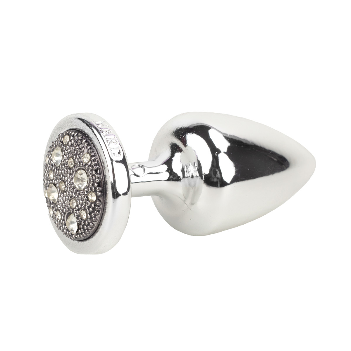 Plug Anal "M" em ABS Atóxico com Formato Cônico e Detalhes de Joias Cravejadas - Hard Less | 7 x 3,5 cm | Disponível em 14 Cores - 6