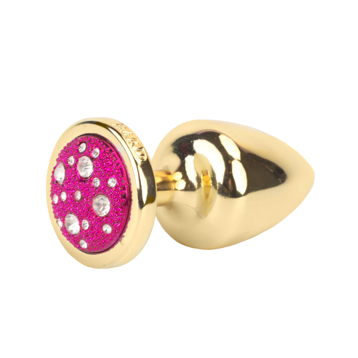 Plug Anal "M" em ABS Atóxico com Formato Cônico e Detalhes de Joias Cravejadas - Hard Less | 7 x 3,5 cm | Disponível em 14 Cores - 11