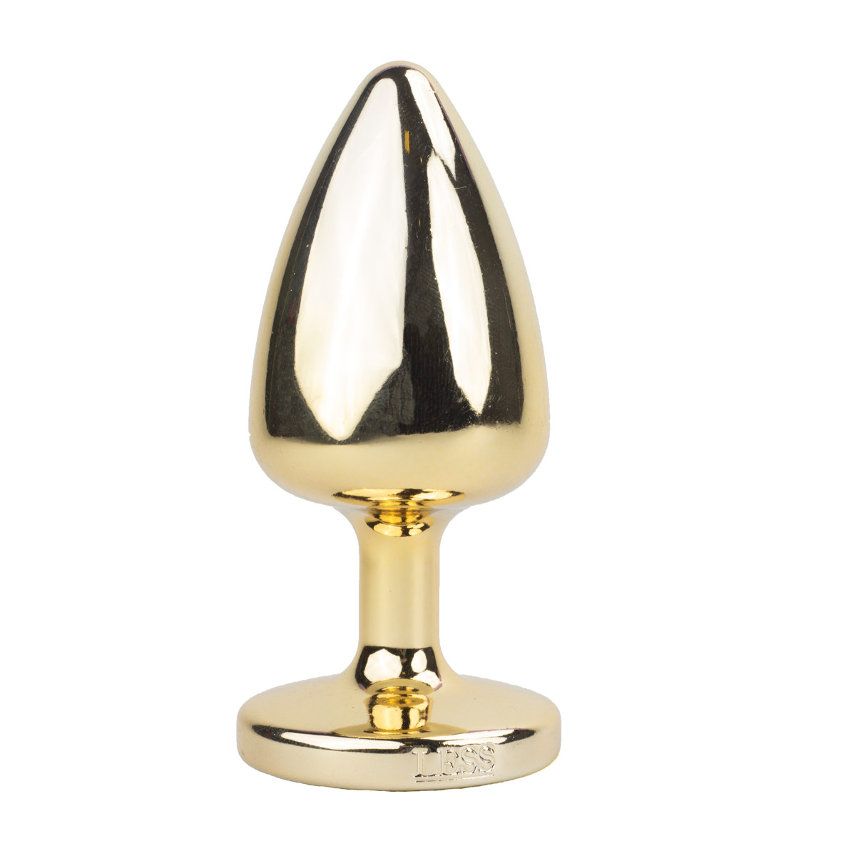 Plug Anal "M" em ABS Atóxico com Formato Cônico e Detalhes de Joias Cravejadas - Hard Less | 7 x 3,5 cm | Disponível em 14 Cores - 19