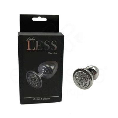 Foto 13 do produto Plug Anal "M" em ABS Atóxico com Formato Cônico e Detalhes de Joias Cravejado - Hard Less | 6,7 x 3,5 cm | Disponível em 14 Cores
