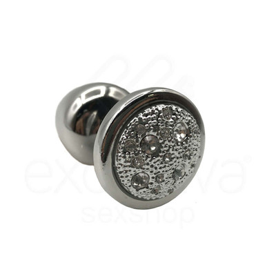 Foto 14 do produto Plug Anal "M" em ABS Atóxico com Formato Cônico e Detalhes de Joias Cravejado - Hard Less | 6,7 x 3,5 cm | Disponível em 14 Cores