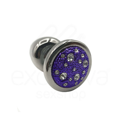 Foto 10 do produto Plug Anal "M" em ABS Atóxico com Formato Cônico e Detalhes de Joias Cravejado - Hard Less | 6,7 x 3,5 cm | Disponível em 14 Cores