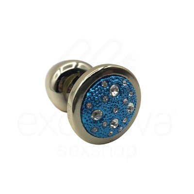 Foto 28 do produto Plug Anal "M" em ABS Atóxico com Formato Cônico e Detalhes de Joias Cravejado - Hard Less | 6,7 x 3,5 cm | Disponível em 14 Cores