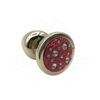 Foto 24 do produto Plug Anal "M" em ABS Atóxico com Formato Cônico e Detalhes de Joias Cravejado - Hard Less | 6,7 x 3,5 cm | Disponível em 14 Cores