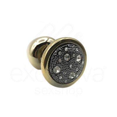 Foto 16 do produto Plug Anal "M" em ABS Atóxico com Formato Cônico e Detalhes de Joias Cravejado - Hard Less | 6,7 x 3,5 cm | Disponível em 14 Cores