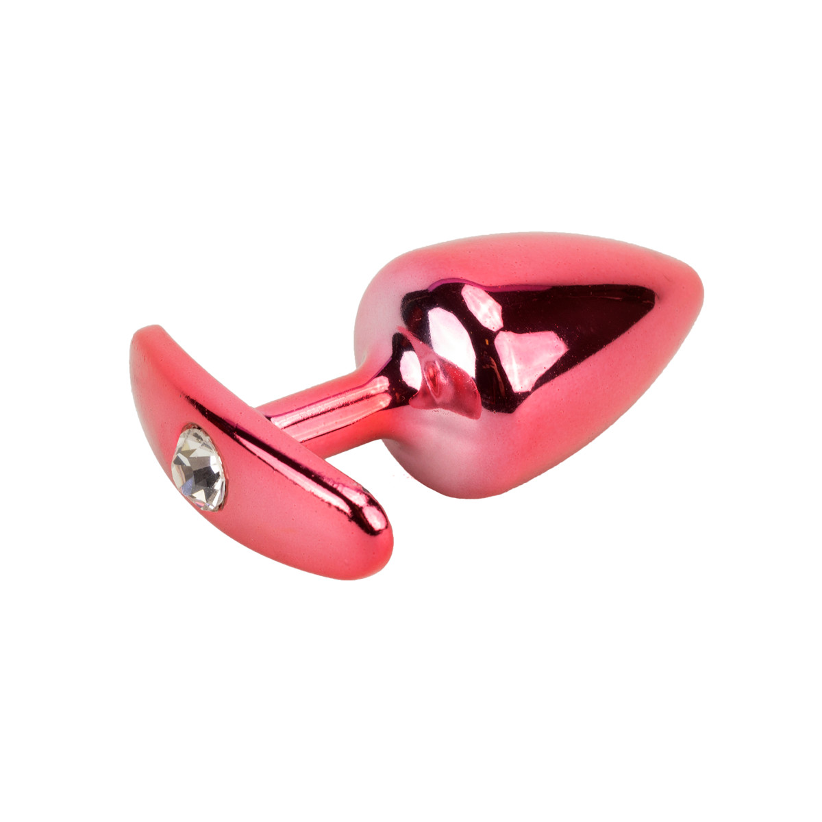 Plug Anal "M" Cônico em Metal com Strass e Base Removível - Hard | 6,8 x 3,2 cm | Disponível em 7 Cores - 25