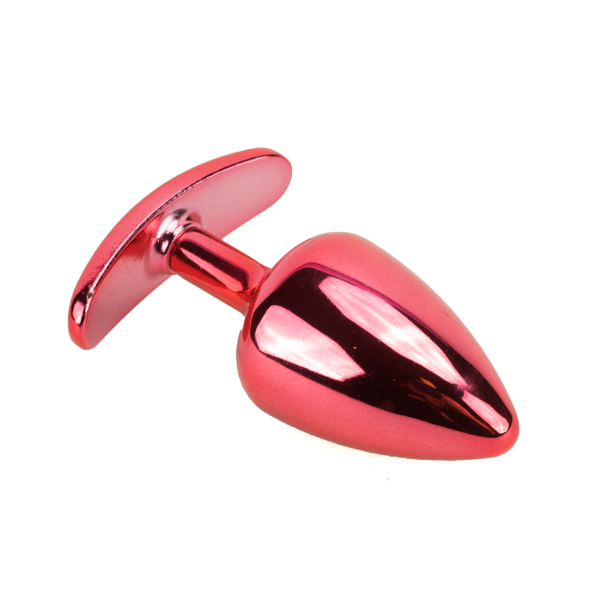 Plug Anal "M" Cônico em Metal com Strass e Base Removível - Hard | 6,8 x 3,2 cm | Disponível em 7 Cores - 26