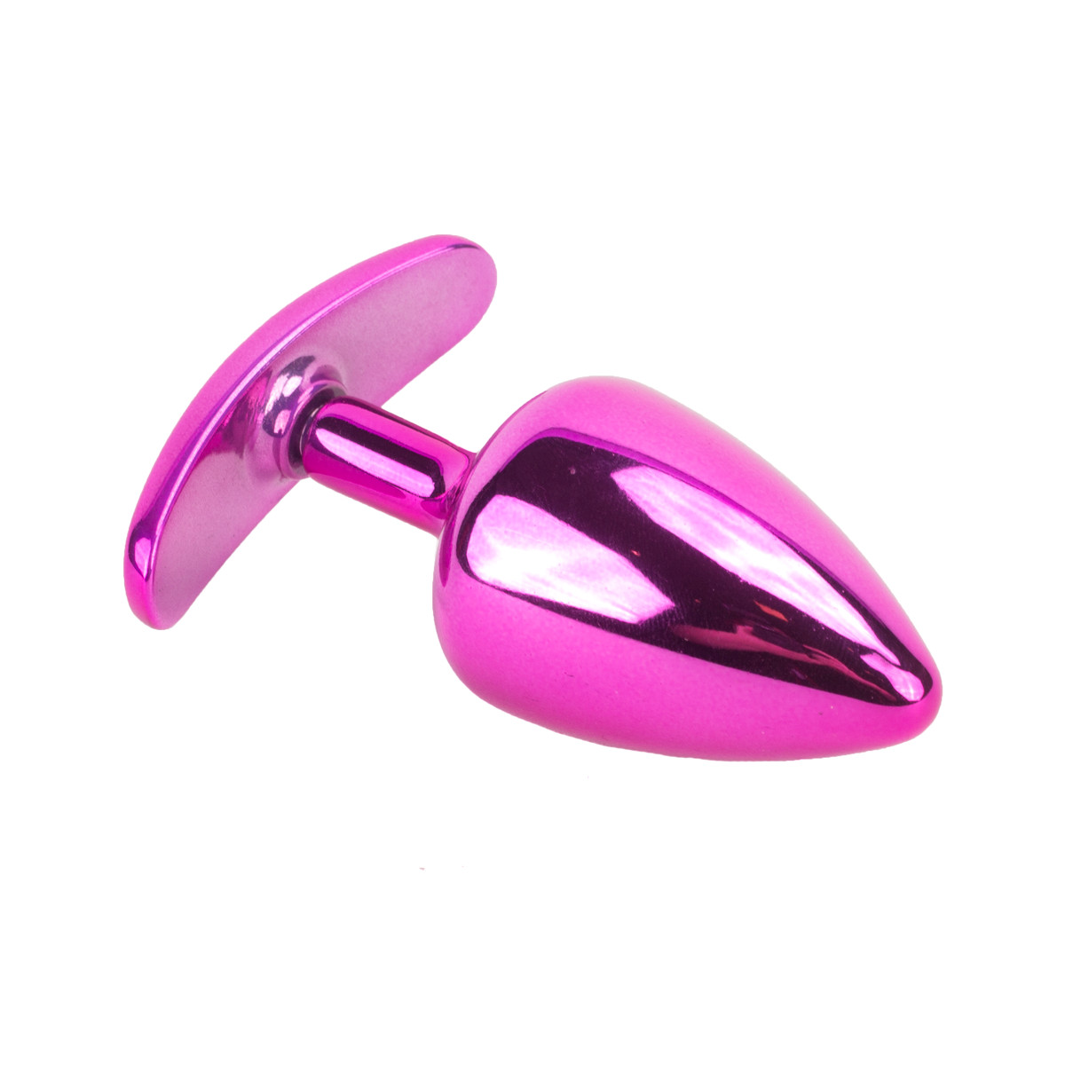 Plug Anal "M" Cônico em Metal com Strass e Base Removível - Hard | 6,8 x 3,2 cm | Disponível em 7 Cores - 10