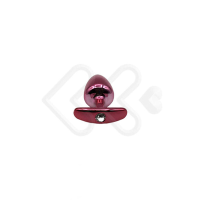 Foto 18 do produto Plug Anal "M" Cônico em Metal com Joia e Base Removível - Hard - 6,8 x 3,2 cm | Disponível em 7 Cores