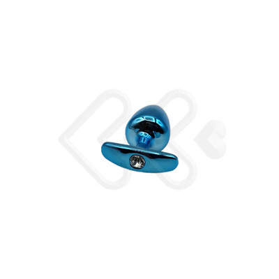 Foto 14 do produto Plug Anal "M" Cônico em Metal com Joia e Base Removível - Hard - 6,8 x 3,2 cm | Disponível em 7 Cores