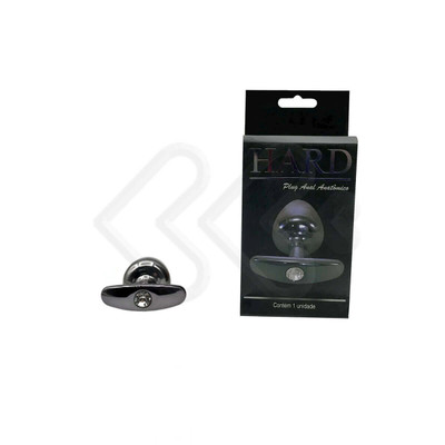 Foto 9 do produto Plug Anal "M" Cônico em Metal com Joia e Base Removível - Hard - 6,8 x 3,2 cm | Disponível em 7 Cores