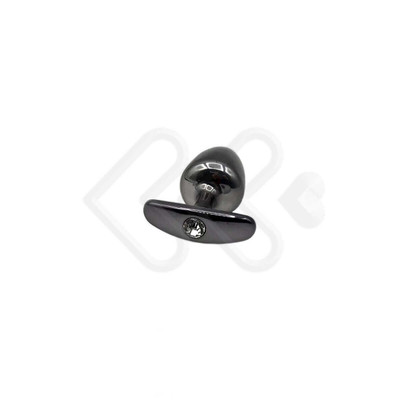 Foto 10 do produto Plug Anal "M" Cônico em Metal com Joia e Base Removível - Hard - 6,8 x 3,2 cm | Disponível em 7 Cores