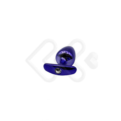 Foto 22 do produto Plug Anal "M" Cônico em Metal com Joia e Base Removível - Hard - 6,8 x 3,2 cm | Disponível em 7 Cores