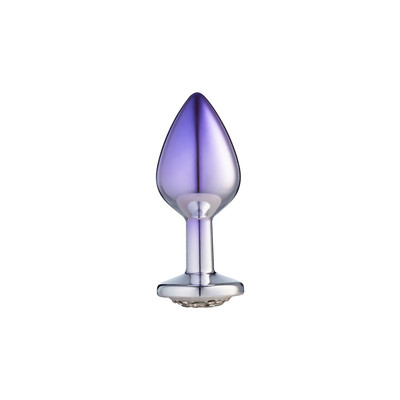 Foto 5 do produto Plug Anal "M" no Formato Cônico com Detalhe de Pedra Brilhante Cravejada na Base - Sexy Fantasy Lite | 7,5 x 3,2 cm | Disponível em 2 Cores