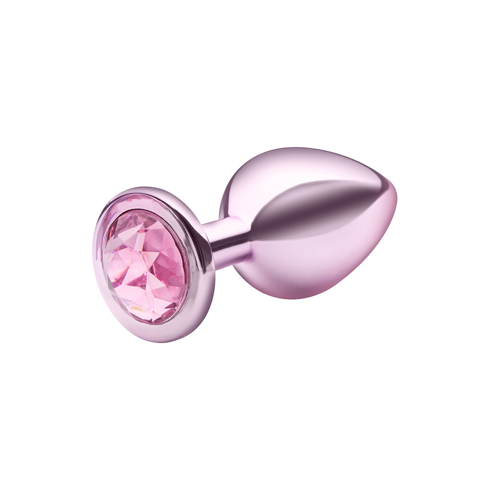 Plug Anal "M" no Formato Cônico, Metalizado com Detalhe de Pedra - Sexy Fantasy Lite | 7,5 x 3,2 cm | Disponível em 5 Cores - 14