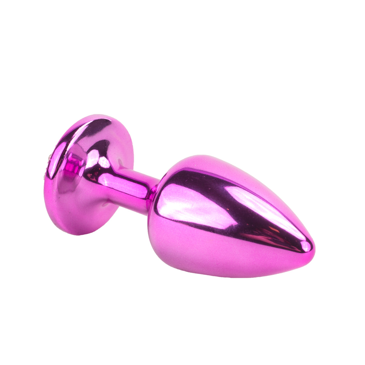 Plug Anal "M" em Metal com Formato Cônico e Detalhes de Joias Cravejado - Hard | 6,6 x 3,4 cm | Disponível em 7 Cores - 27