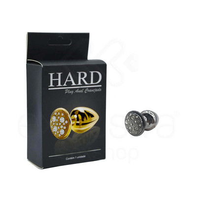 Foto 21 do produto Plug Anal "M" em Metal com Formato Cônico e Detalhes de Joias Cravejado - Hard | 6,6 x 3,4 cm | Disponível em 7 Cores