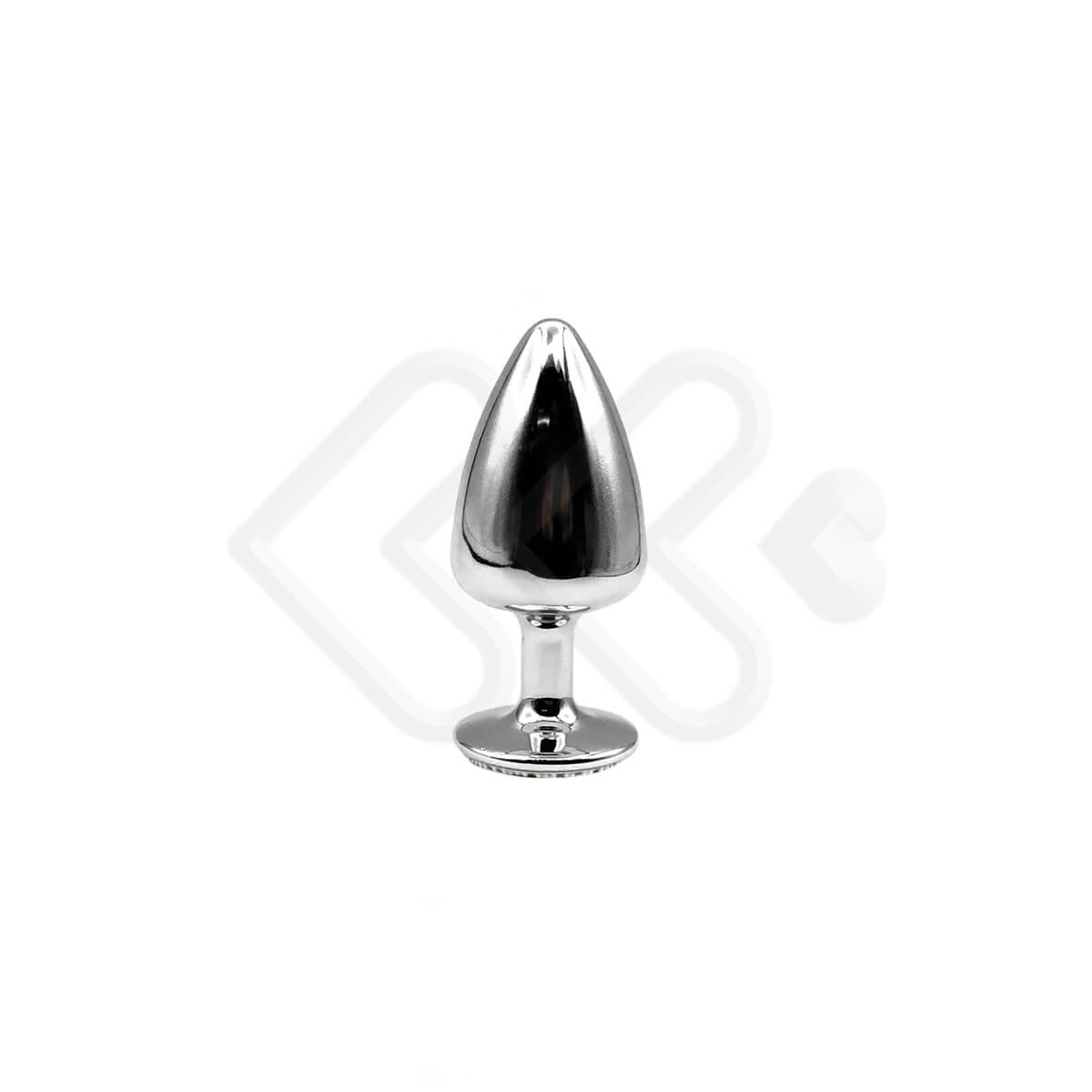Plug Anal "M" em Metal com Formato Cônico e Detalhes de Joias Cravejado - Hard | 6,6 x 3,4 cm | Disponível em 7 Cores - 10