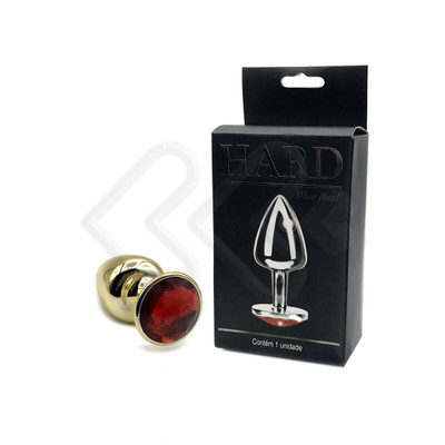 Foto 33 do produto Plug Anal "M" em Metal com Formato Cônico e Pedra na Base - Hard | 6,7 x 3,4 cm | Disponível em Diversas Cores