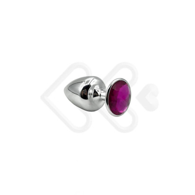 Foto 34 do produto Plug Anal "M" em Metal com Formato Cônico e Pedra na Base - Hard | 6,7 x 3,4 cm | Disponível em Diversas Cores