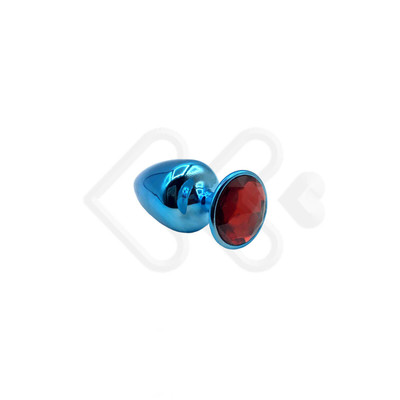 Foto 36 do produto Plug Anal "M" em Metal com Formato Cônico e Pedra na Base - Hard | 6,7 x 3,4 cm | Disponível em Diversas Cores