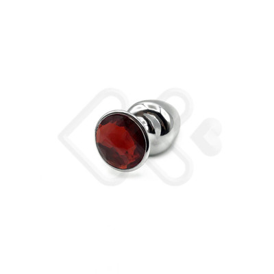 Foto 46 do produto Plug Anal "M" em Metal com Formato Cônico e Pedra na Base - Hard | 6,7 x 3,4 cm | Disponível em Diversas Cores