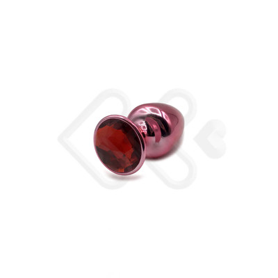 Foto 20 do produto Plug Anal "M" em Metal com Formato Cônico e Pedra na Base - Hard | 6,7 x 3,4 cm | Disponível em Diversas Cores