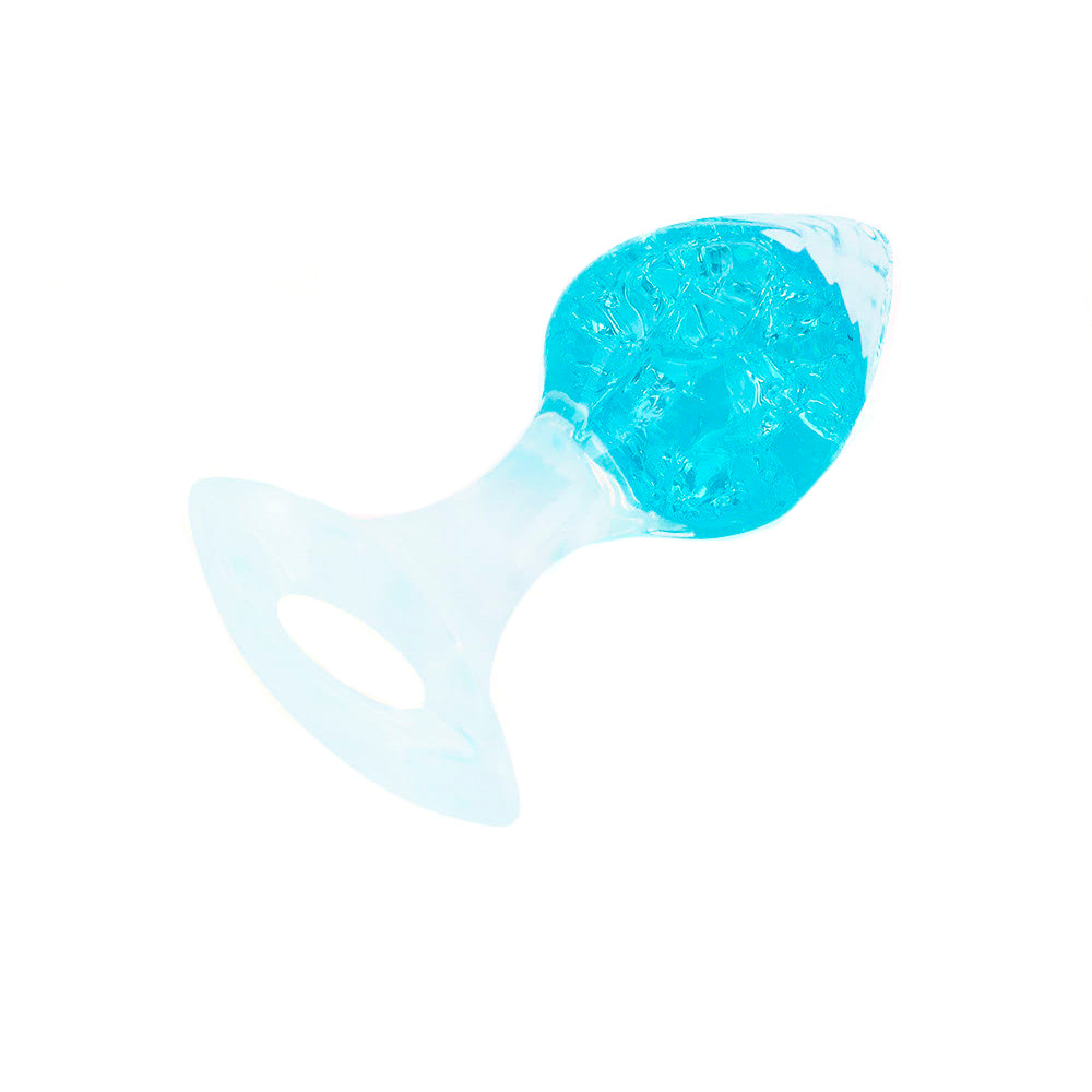 Plug Anal ''M'' de Silicone Platina Com Esfera de Vidro Interna, Alça e Detalhe de Coração - YouVibe | 7,4 x 3,8 cm | Disponível em 6 Cores - 23