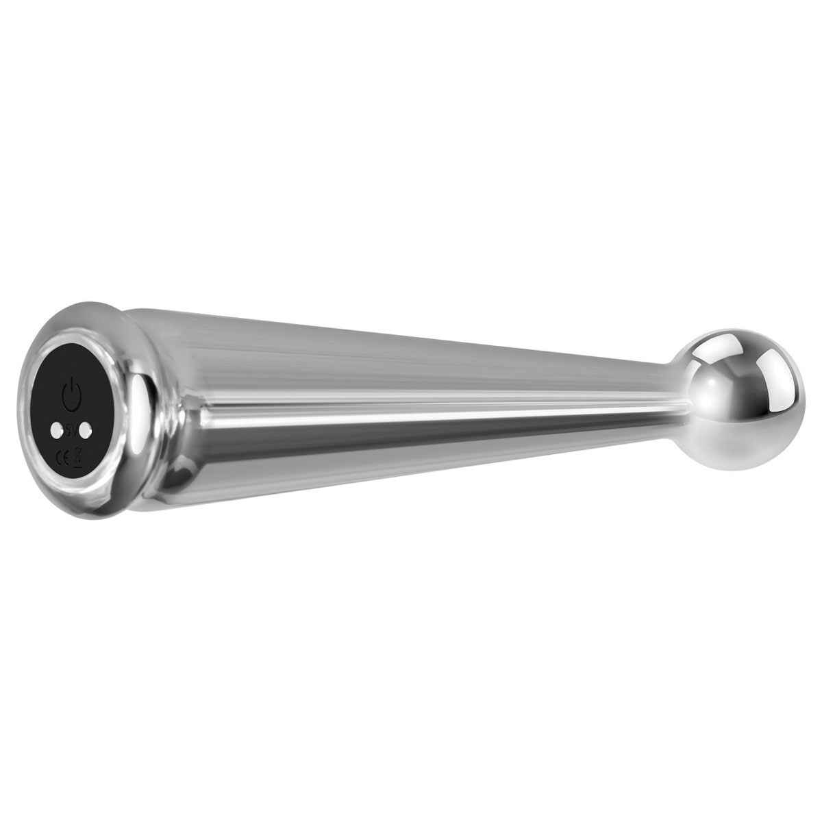 Plug Anal em Metal com 9 Modos de Vibração e Carregamento via USB - Adam & Eve Tease Me Rechargeable Metal Vibrator | 13,1 x 2,7 cm - 3