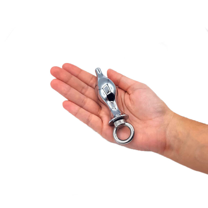 Plug Anal de Metal com Alça Removível - Disponível em 3 Tamanhos - 2