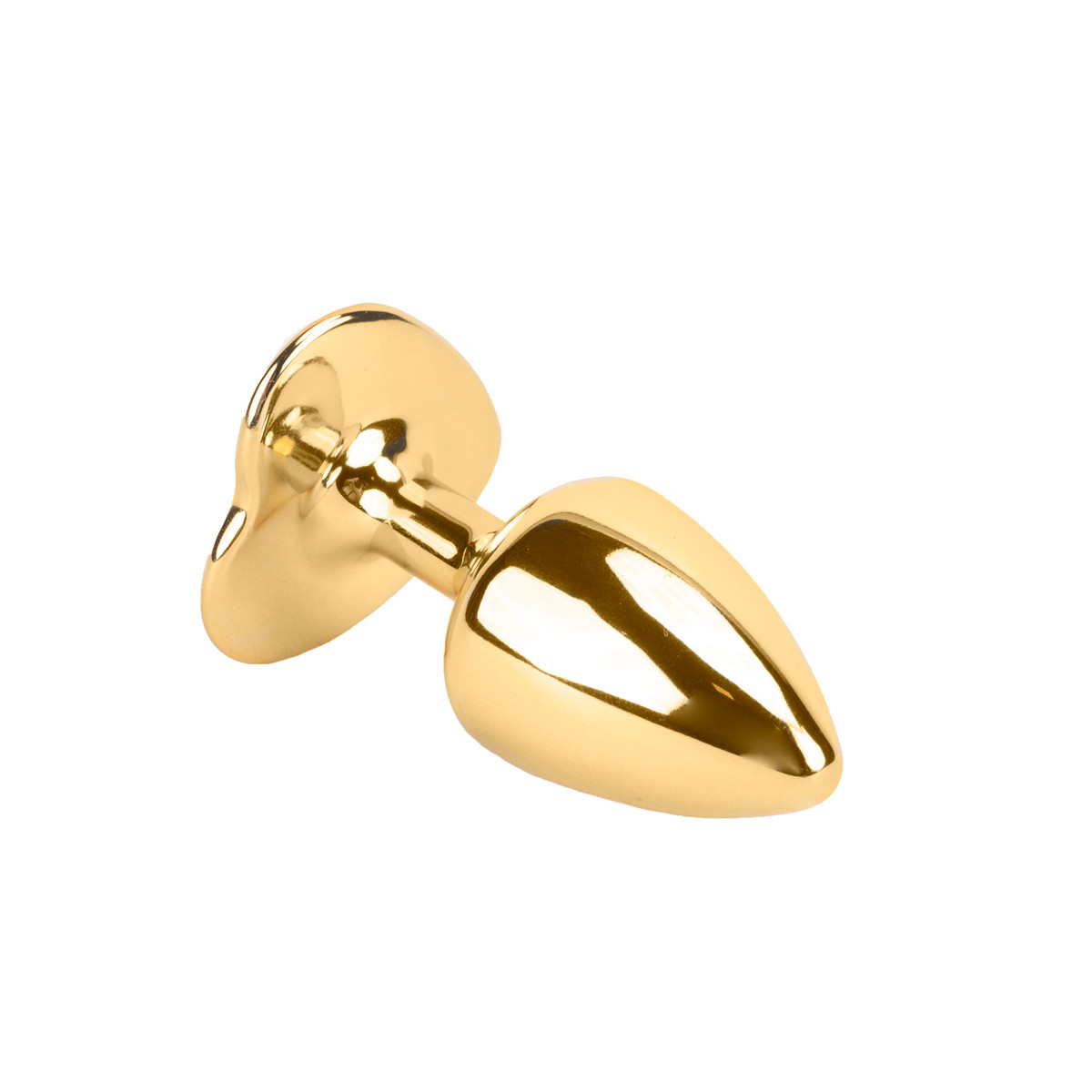 Plug Anal em Metal com Formato Cônico e Joia em Detalhe de Coração - Hard | 6 x 2,9 cm | Disponível em 4 Cores - 10