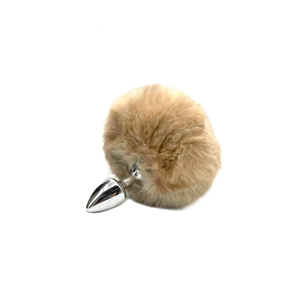 Plug Anal Tamanho ''P'' em Metal com Pompom - 5,4 x 2,6 cm | Hard | Disponível em 10 Cores - 20