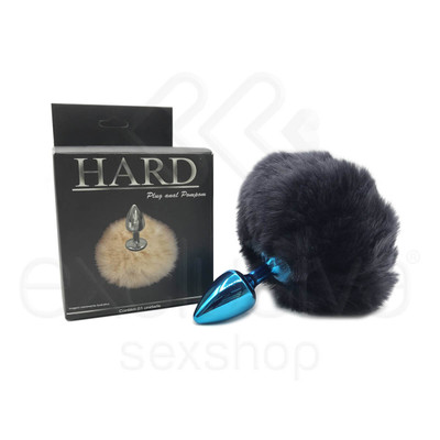 Foto 13 do produto Plug Anal Tamanho ''P'' em Metal com Pompom - 5,4 x 2,6 cm | Hard | Disponível em 10 Cores