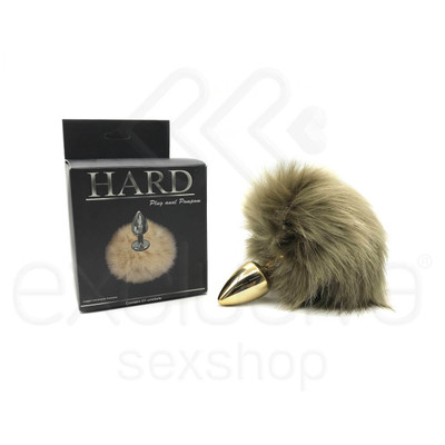 Foto 17 do produto Plug Anal Tamanho ''P'' em Metal com Pompom - 5,4 x 2,6 cm | Hard | Disponível em 10 Cores
