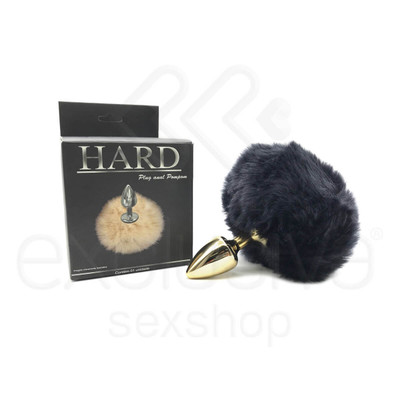 Foto 15 do produto Plug Anal Tamanho ''P'' em Metal com Pompom - 5,4 x 2,6 cm | Hard | Disponível em 10 Cores